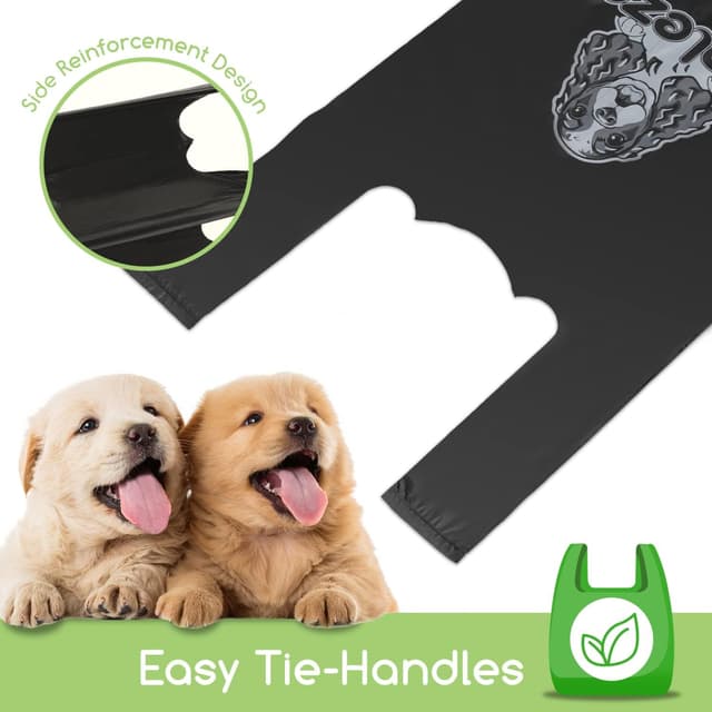 Detalle 2 de Nobleza Hundekotbeutel mit Henkel 18 x 34 cm