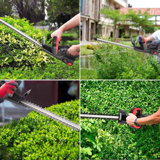 Thumbnail 6 de Tagliasiepi a batteria 48 cm Brushless con 2 batterie da 2000 mAh e distanza denti 15 mm