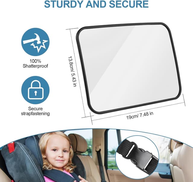 Detalle de Romon Specchietto Retrovisore Bambini 19x13,8 cm