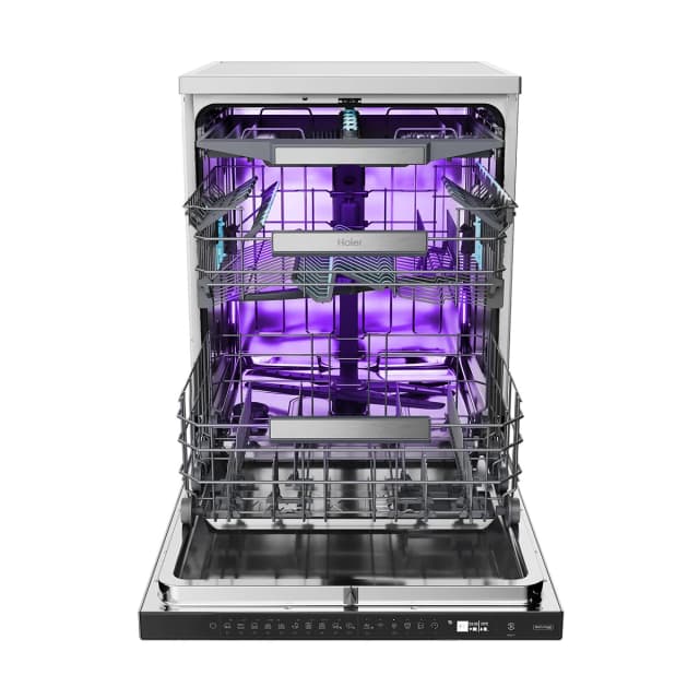 Detalle 2 de Haier XF 4A4M4BX lavavajillas 14 servicios 60 cm