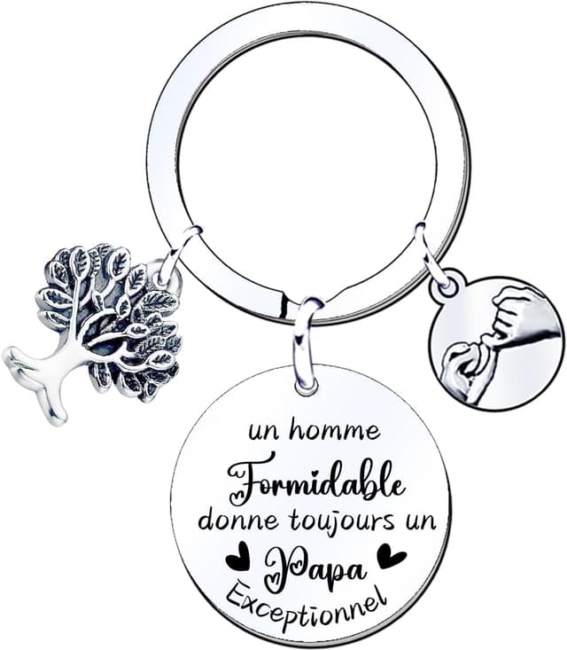 Thumbnail 6 de MNBVBV Porte-clés papa exceptionnel bois