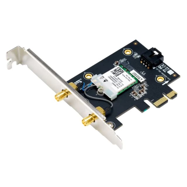 Detalle 2 de ASUS PCE-BE6500 Adaptador Wi‑Fi 7 TriBanda con Bluetooth 5,4 📡