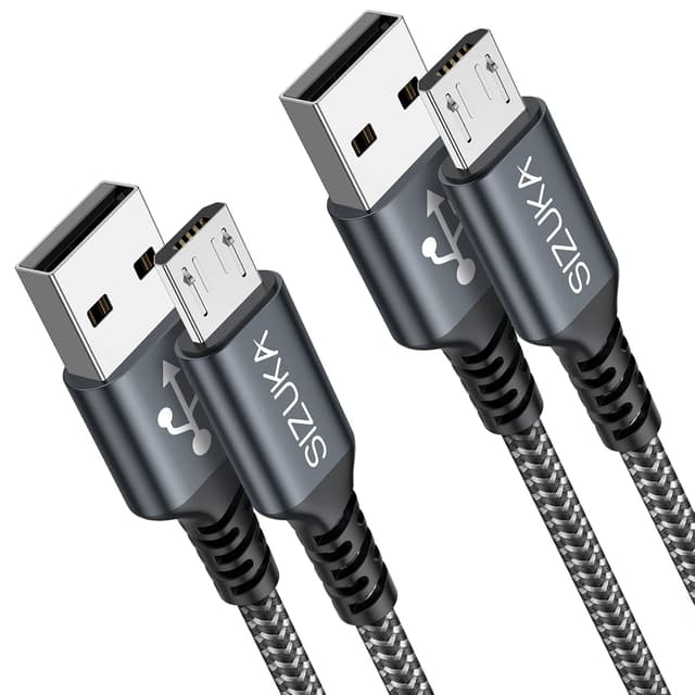 Detalle de Micro USB Kabel 2 Stück mit 2x1 m