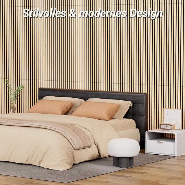 Thumbnail 6 de TONOR Holzfurnier Akustikpaneele 2,88 m² 🪵