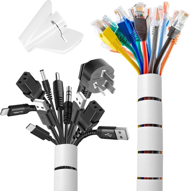 Detalle de Romon Cubre Cables Espiral 22–28 mm