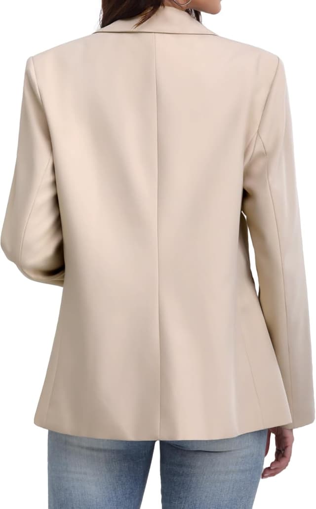 Detalle 2 de ELLEVEN Women’s Business Casual Lightweight Blazer with Slim Fit & Pockets