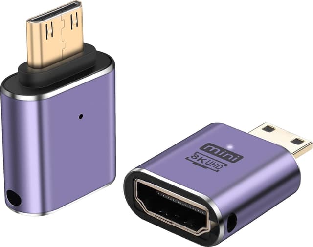 Detalle de PNGKNYOCN 8K Mini HDMI to HDMI Adapter