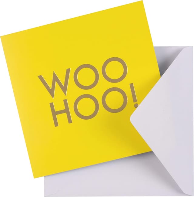 Thumbnail 1 de Hallmark Carte de félicitations Motif contemporain 16 x 16 cm