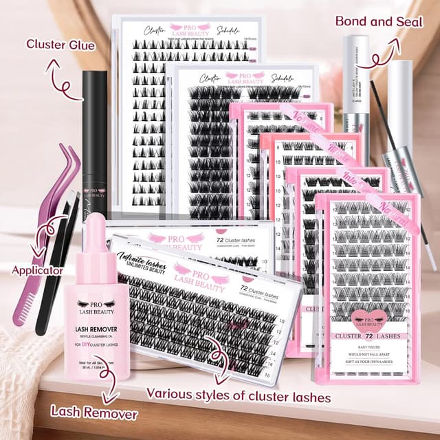 Thumbnail 6 de Into You-02-D-12mm Cluster Wimpern 72 StĂŒck đ