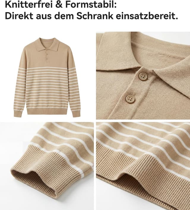 Detalle 2 de GLESTORE Poloshirt Langarm 78% Viskose