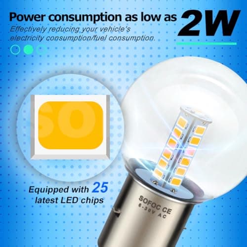 Thumbnail 6 de SOFOC BA20D LED de moto 2 W