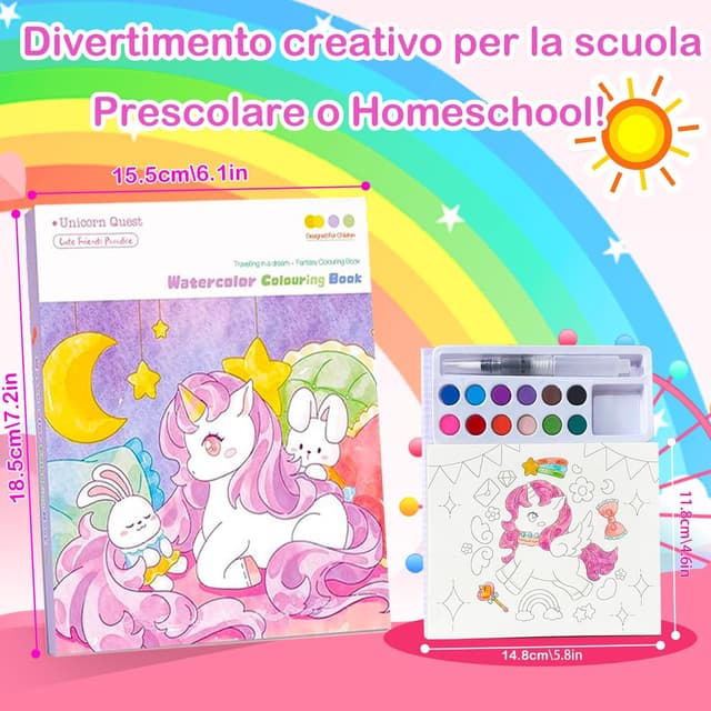 Thumbnail 4 de Aannanl Libro da Colorare con Acqua 24 pagine 🎨