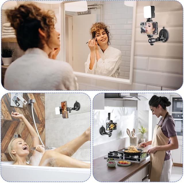 Thumbnail 6 de LenTok Suction Cup Mirror Phone Holder with Light