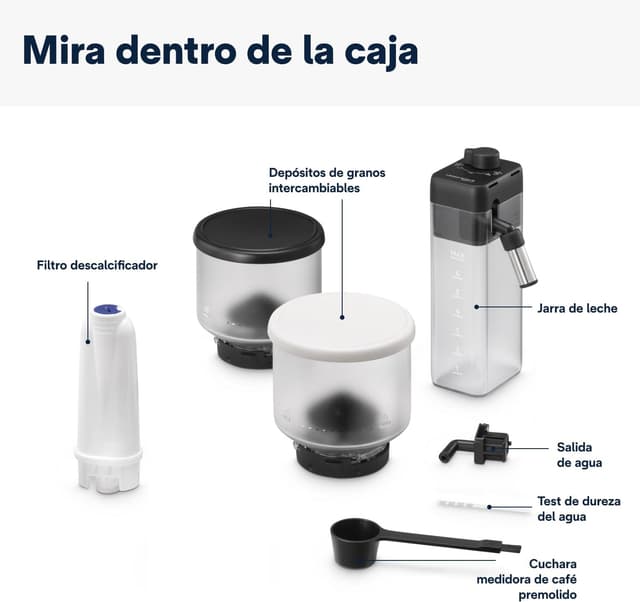 Thumbnail 9 de De'Longhi Rivelia EXAM440.55.W ☕ Cafetera Superautomática Compacta