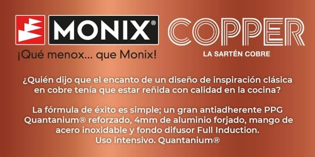 Thumbnail 10 de MONIX Copper Set 3 Sartenes Antiadherentes 🥘 y Duraderas