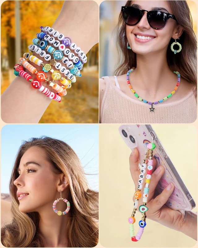 Thumbnail 4 de BestNow Clay Beads Bracelet Making Kit 4800 pcs 🎨