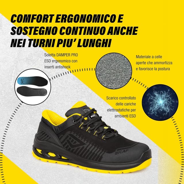 Thumbnail 1 de Bicap Aikido S3S scarpe antinfortunistiche ESD S3S