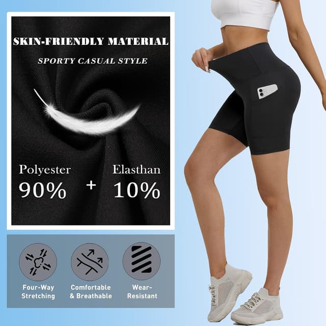 Detalle 2 de Merlvida Merlvida Kurze Leggings High Waist