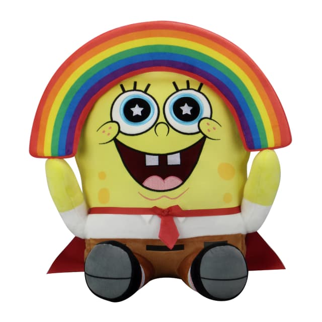 Detalle de Rubies Peluche Bob Esponja Rainbow Hugme Vibrating