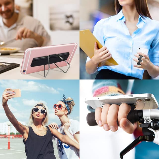 Detalle de CISID Phone Strap (4-Pack) Phone Grip with Stand for iPhone, Samsung, and Most Smartphones