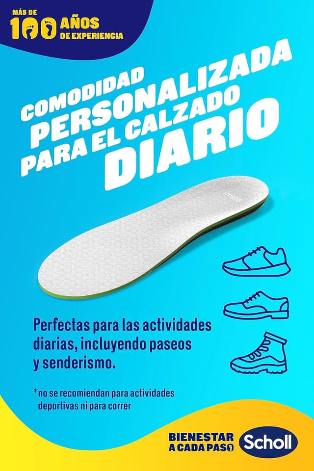 Thumbnail 4 de Scholl LiquiFlex Plantillas Hombre Talla 41-46,5 💪