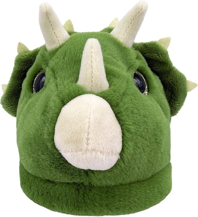 Detalle de Dream Bridge Kids Winter Sherpa Fleece House Slippers (Borg Slip-ons) – Animal Designs