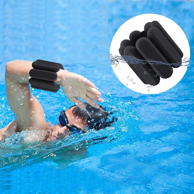 Detalle de ibforcty 2PCS Adjustable Wrist & Ankle Weights Set with Silicone Strap