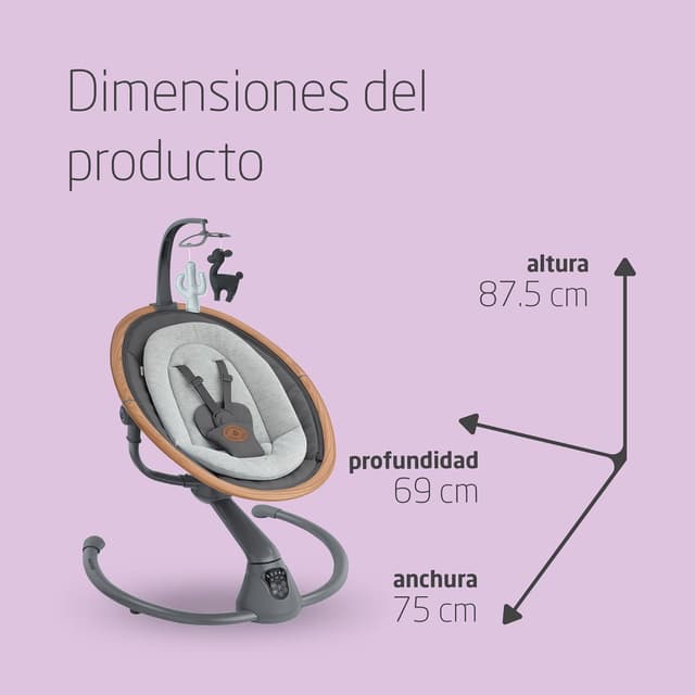Thumbnail 5 de Maxi-Cosi Cassia Hamaca eléctrica bebé, 0-6 meses