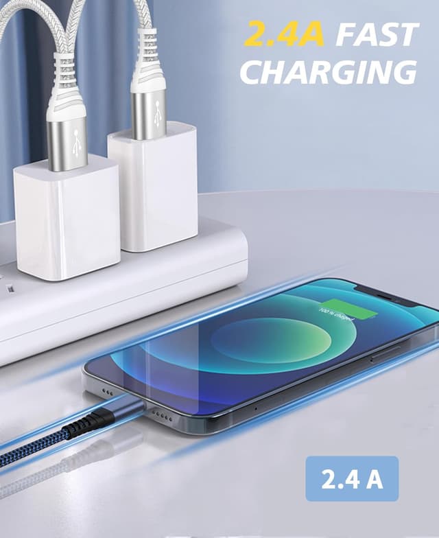 Detalle 2 de IDISON iPhone charging cable 2m 3 pack