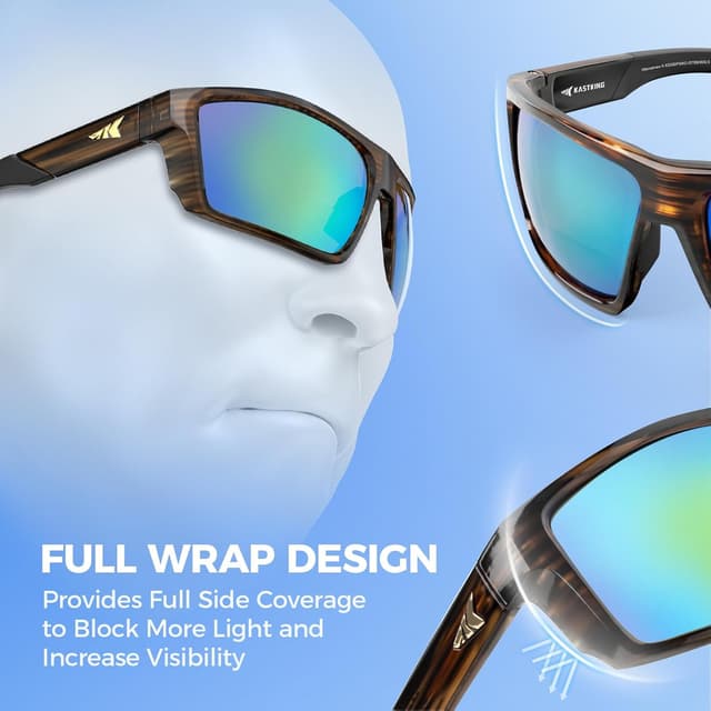 Detalle de KastKing Waccamaw Polarized Bifocal Sport Reader Sunglasses (x1.5, x2.0, x2.5)