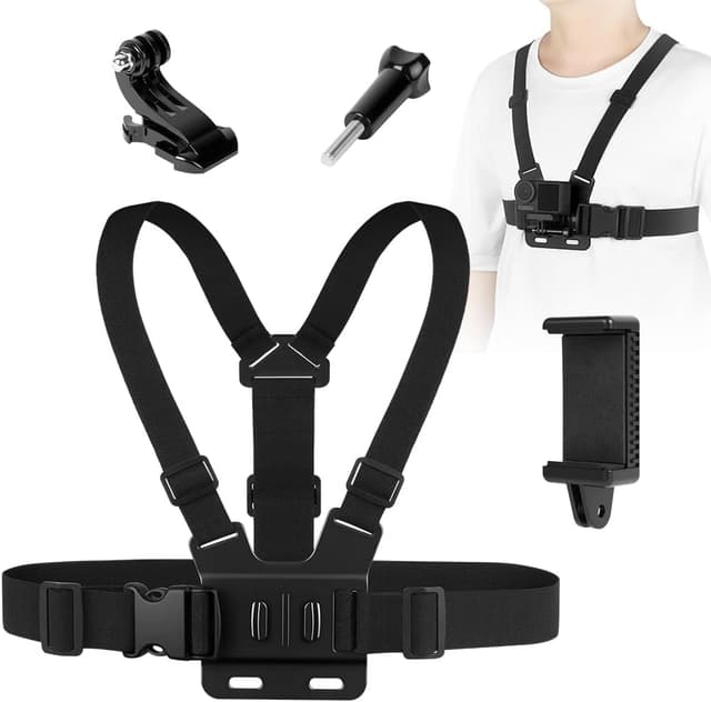 Detalle de Adiwo Brustgurthalterung für Actionkameras