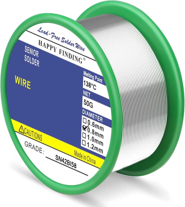 Detalle de Lötzinn Niedertemperatur 138 °C 0,8 mm