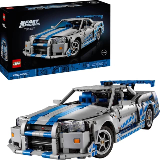 Thumbnail 7 de LEGO Technic 2 Fast 2 Furious Nissan Skyline GT-R (R34) Flitzer 42210