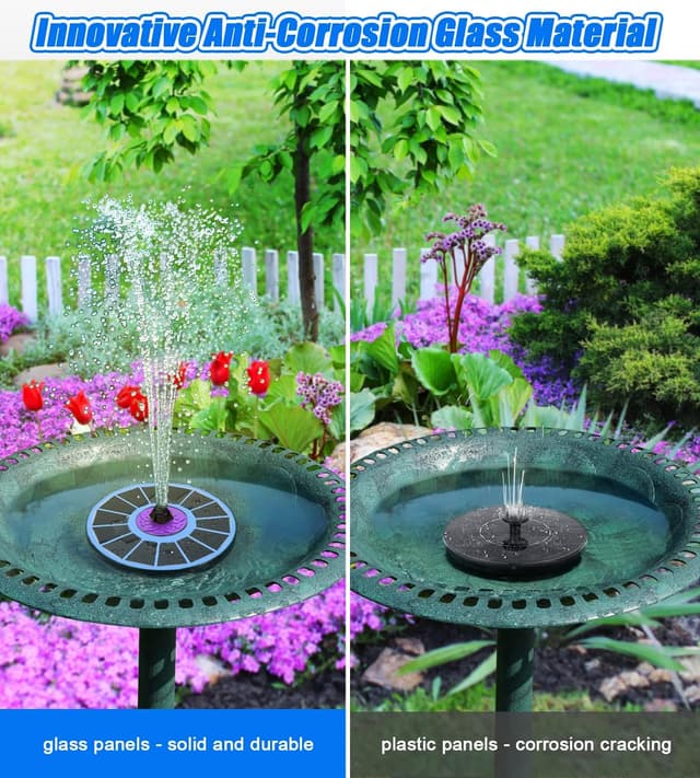 Thumbnail 2 de SZMP Solar Fountain 3.5W Bird Bath Fountain