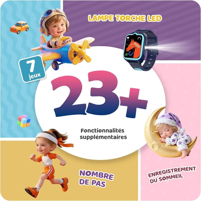 Detalle de Blackview 2026 montre connectée enfant 4G