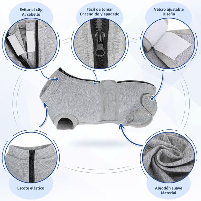 Thumbnail 1 de SlowTon Traje de recuperación para perros 95% algodón