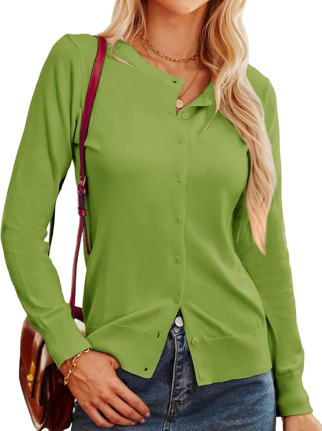 Thumbnail 6 de GRACE KARIN Long Sleeve Button-Down Cardigan