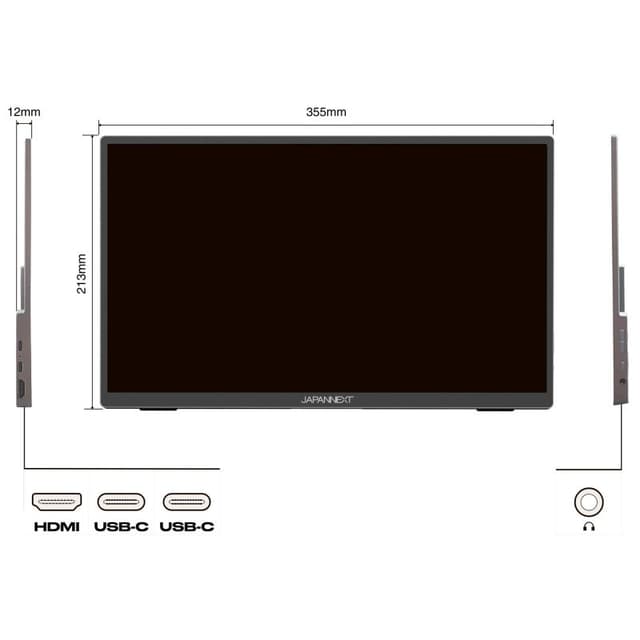 Detalle 1 de JAPANNEXT JN-MD-i156FHDR-T 15,6" táctil Full HD FreeSync