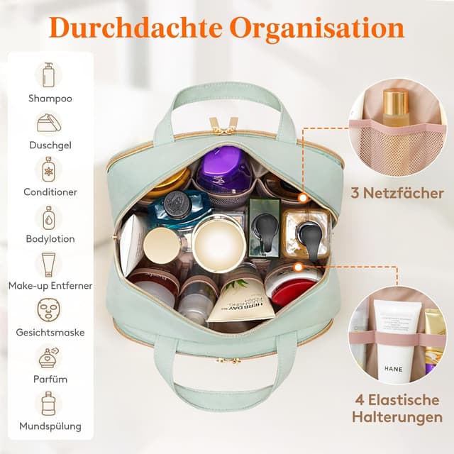 Thumbnail 2 de Lifewit Reisekulturtasche Damen 10L Mintgrün