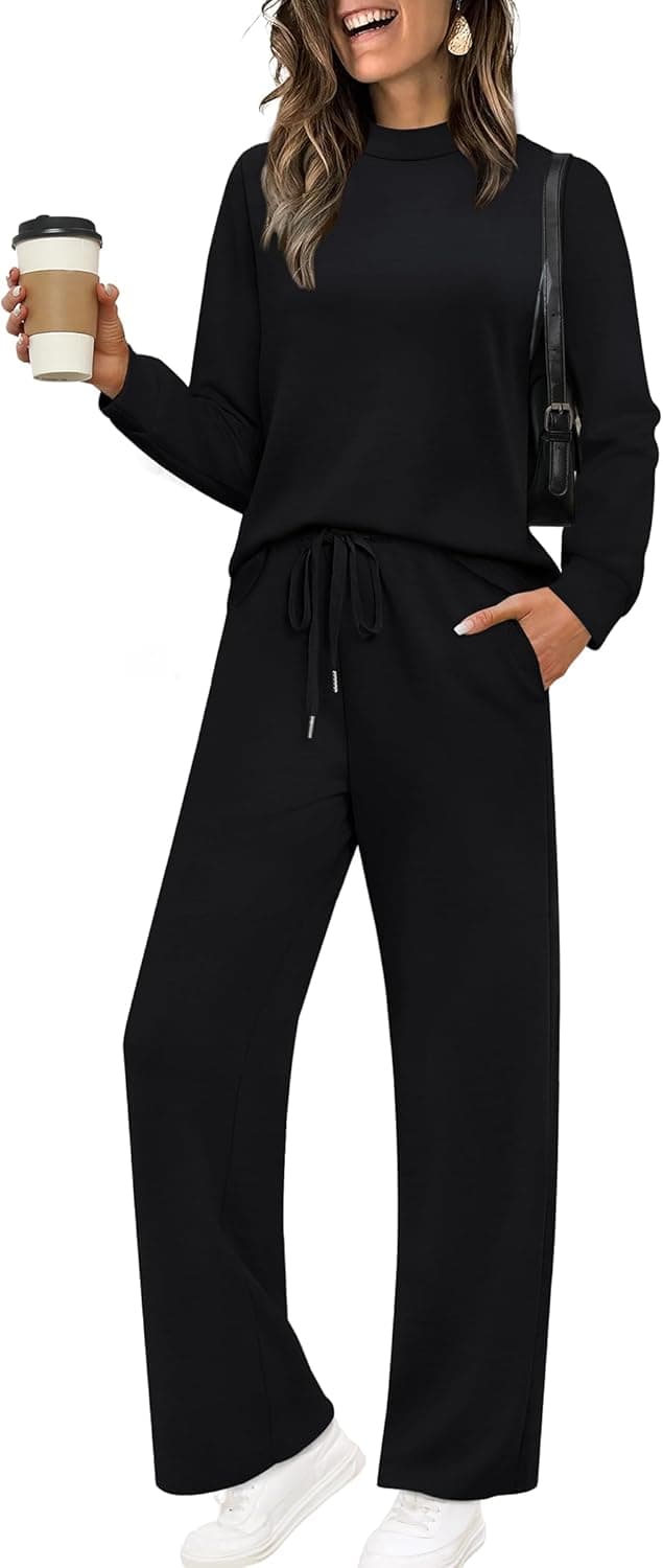 Detalle de Sampeel Women's Mock Neck Loungewear Set 🛍