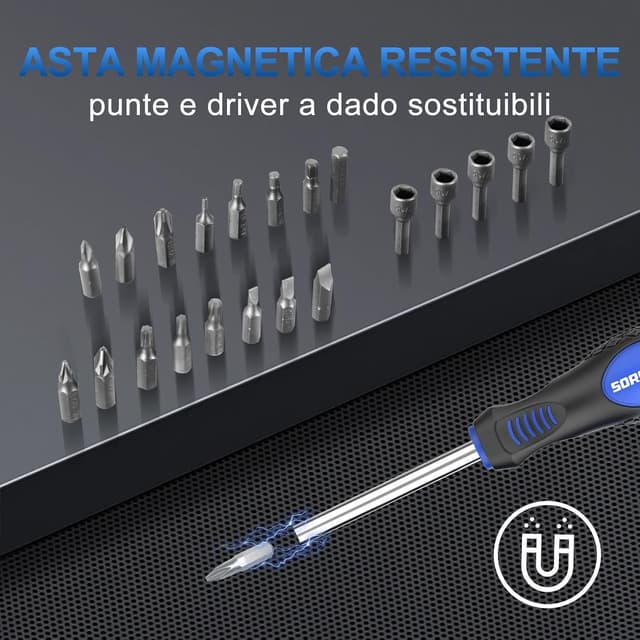 Thumbnail 6 de SORAKO Set Cacciaviti 40 pezzi 🛠