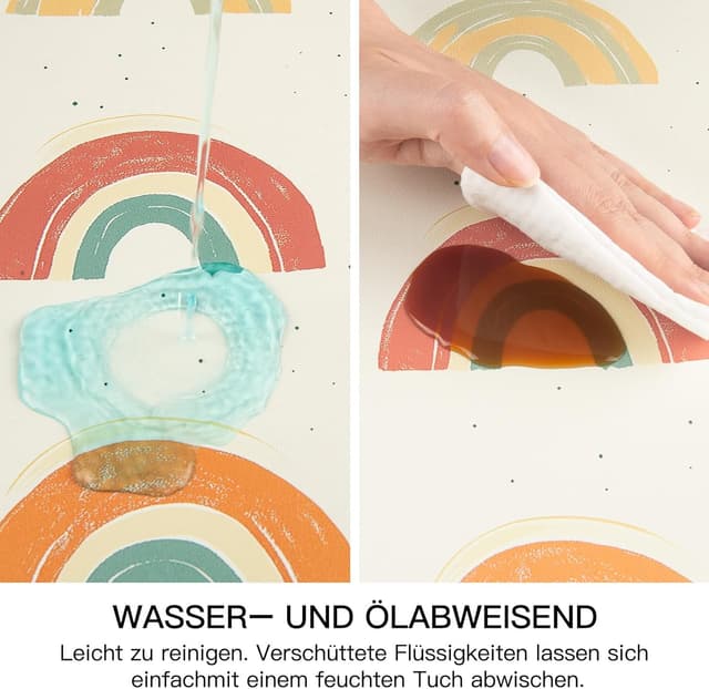 Detalle 2 de QIYI Platzsets Kunstleder Set 4er 45×30 cm