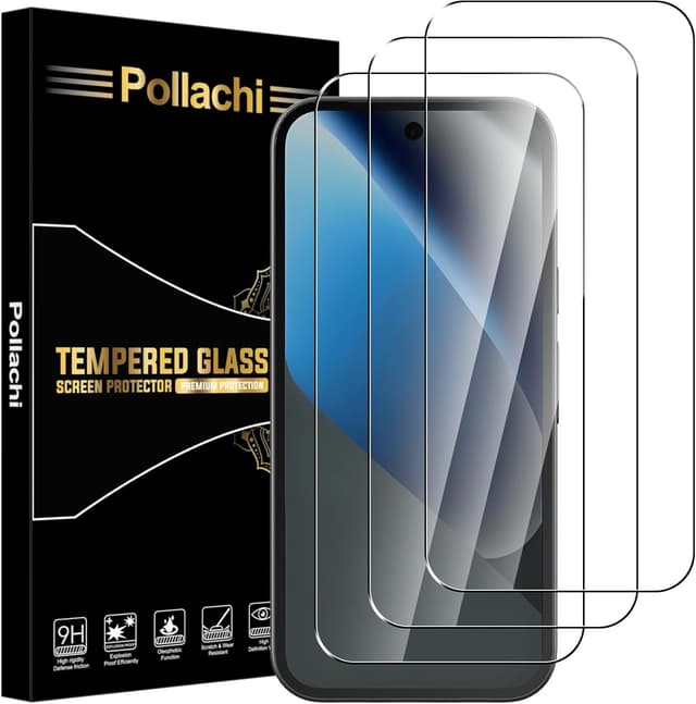 Detalle de Pollachi verre trempé pour Google Pixel 10a 5G (lot de 3) – protection écran anti-rayures 9H