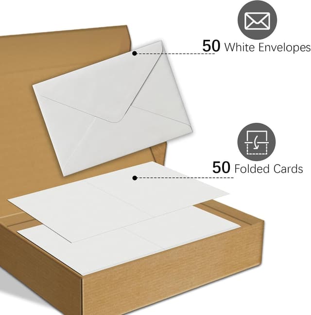 Thumbnail 2 de KOVIEDE watercolor cards 50 pack, 4 x 6 in