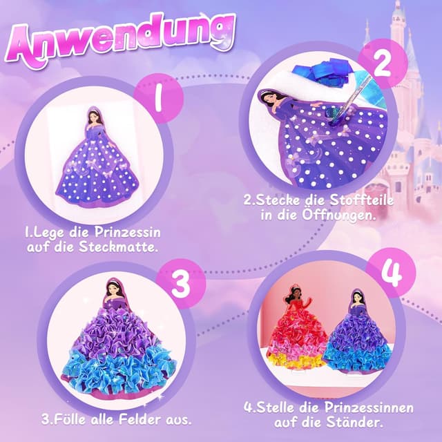 Thumbnail 6 de ZOOI Prinzessin DIY Bastelset ab 6 Jahren