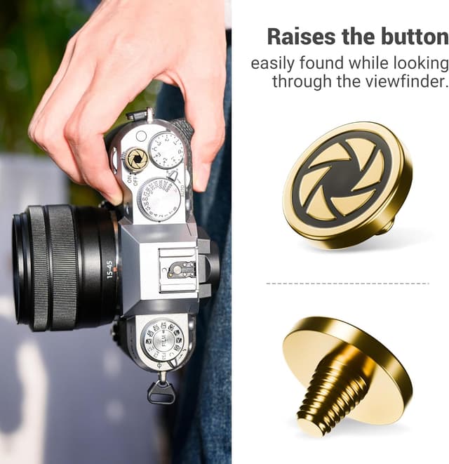 Detalle de JJC Camera Shutter Release Button for Fujifilm, Sony RX1/RX10, Leica Q3 and more