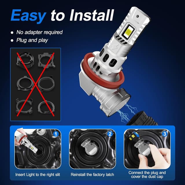 Thumbnail 2 de AUXIRACER H11 LED 35000LM 6500K