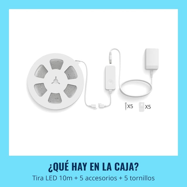 Thumbnail 5 de WiZ Tira LED inteligente 10m RGBIC 🌈 - Control app y voz