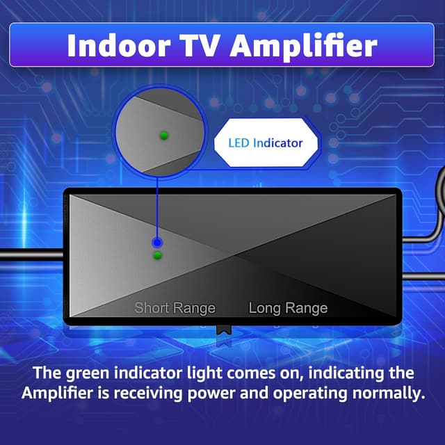 Detalle 2 de TV Booster Aerial Amplifier 1m USB Cable