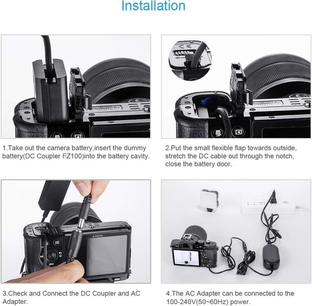 Detalle de Fomito NP-FZ100 AC power adapter kit 24W